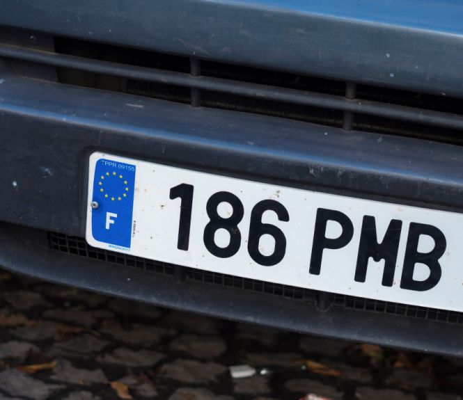 Plaque immatriculation