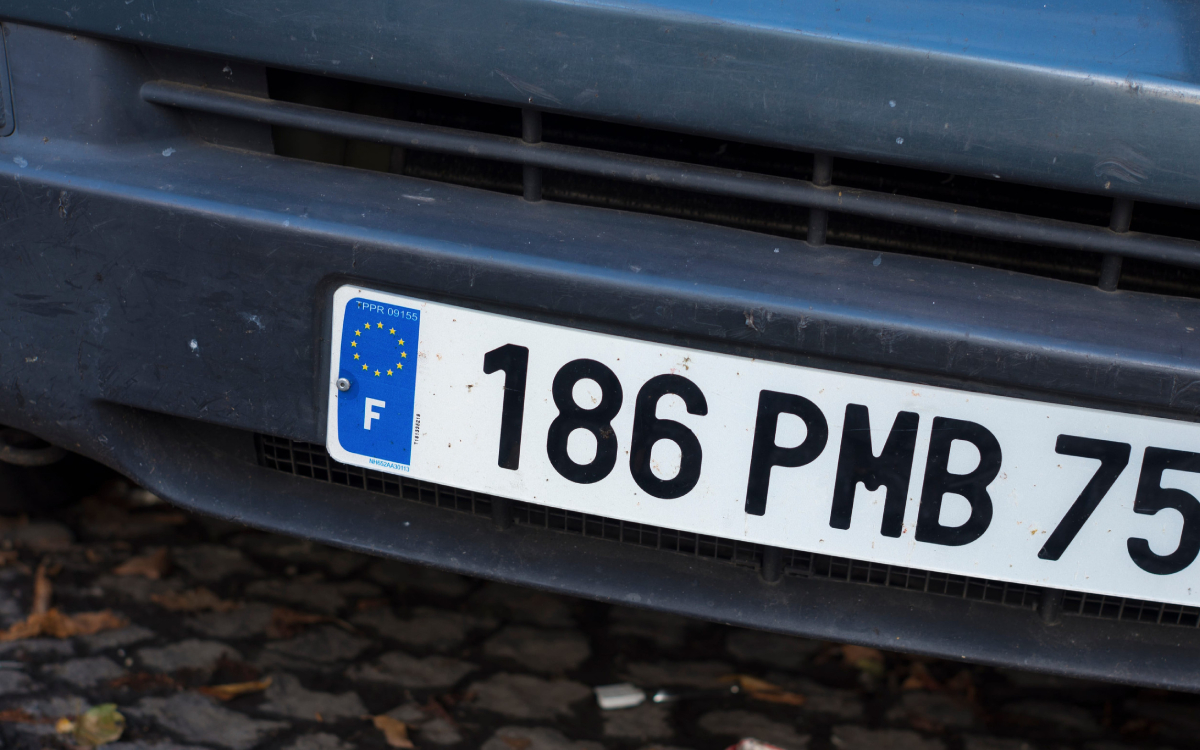 Plaque immatriculation