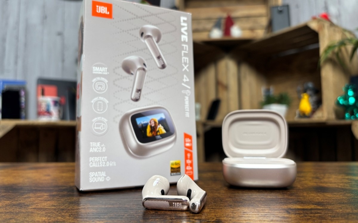 Test JBL Live Flex 4 boîte