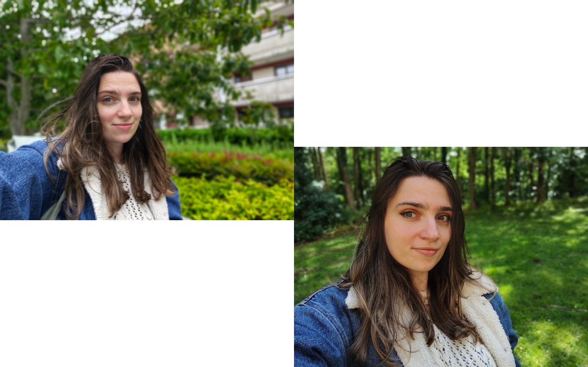 Test Motorola Edge 70 Fusion capteur selfie et principal mode portrait