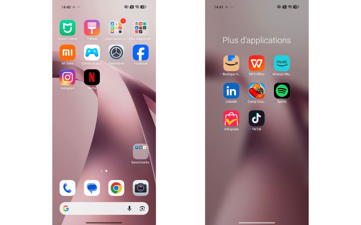 Test Xiaomi 17T application commerciale tierce