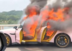 Xiaomi SU7 en feu