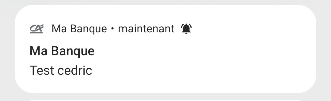 credit agricole notif