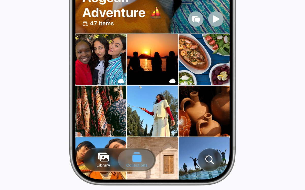 iphone album partagé