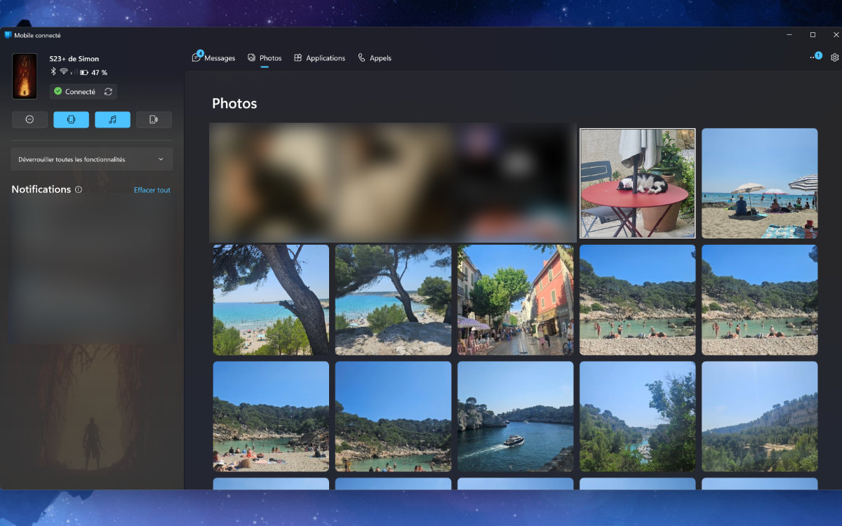 mobile connecté photos