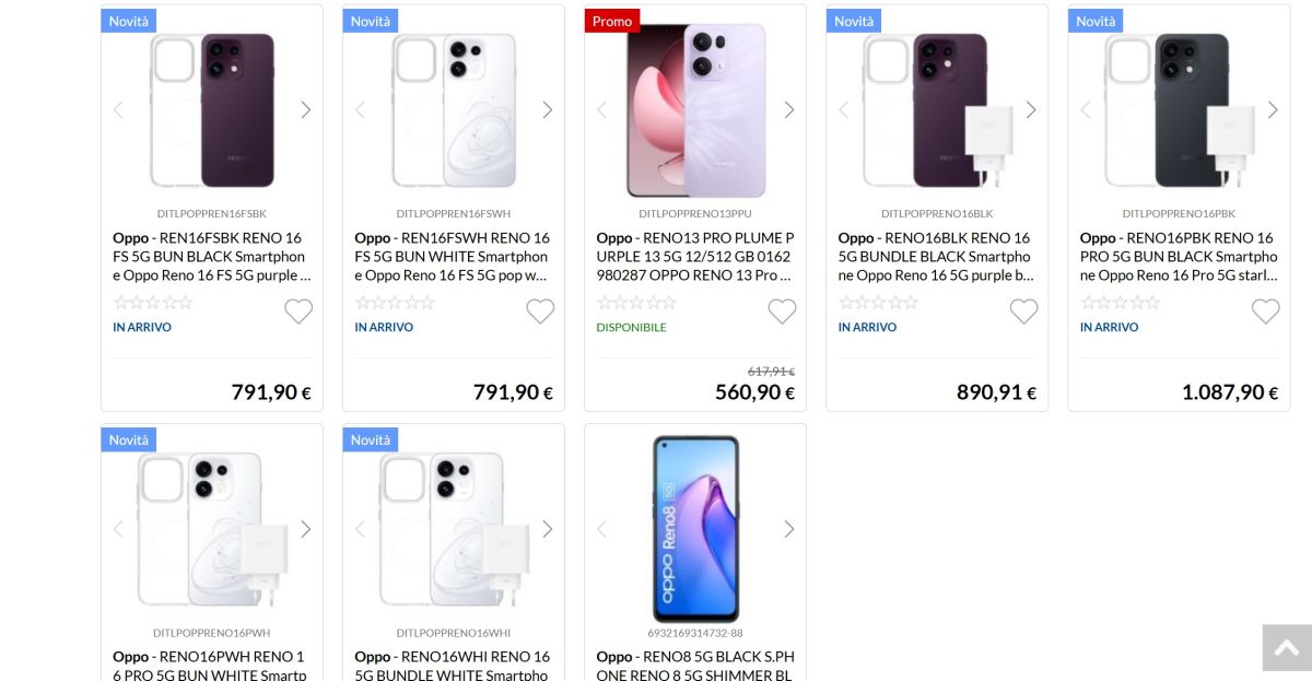 Oppo Reno16