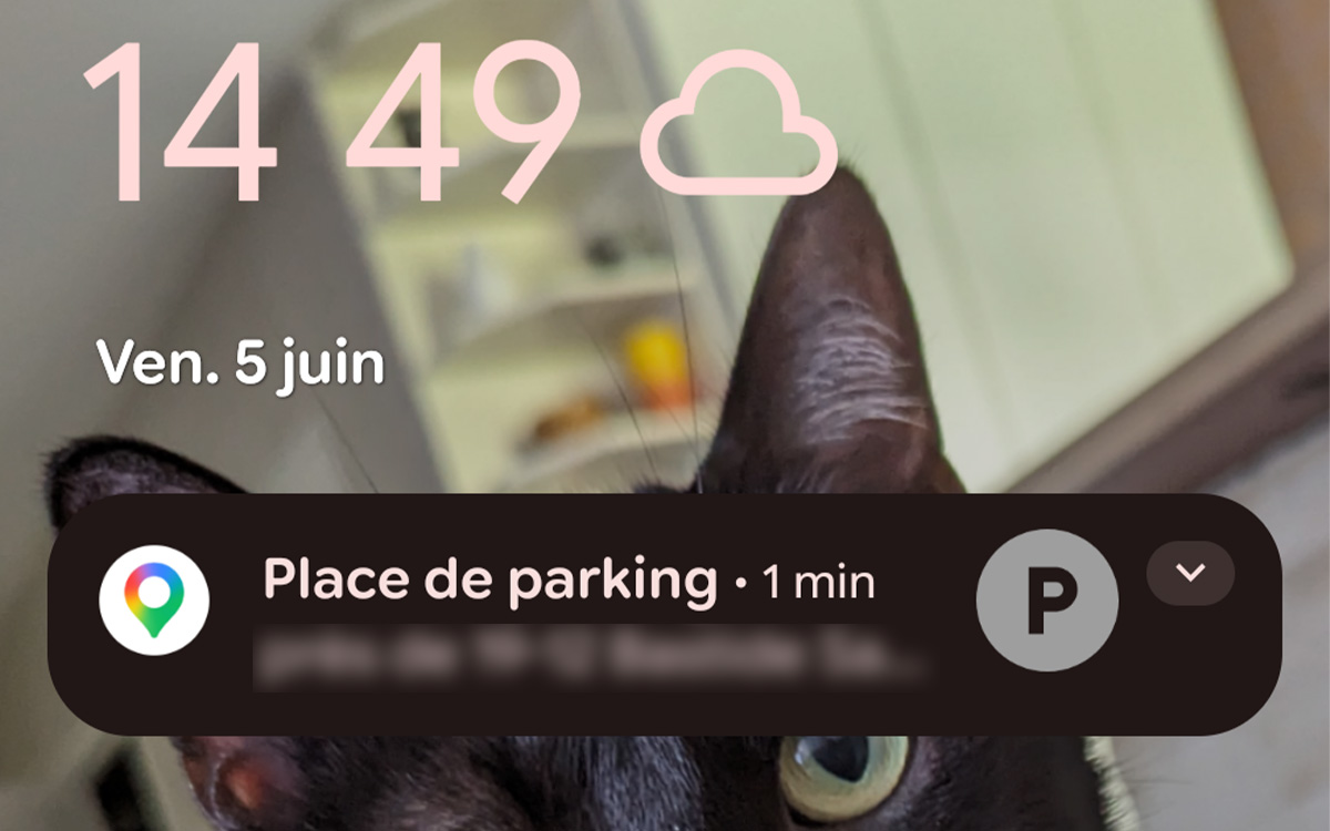 maps ecran verrouillage