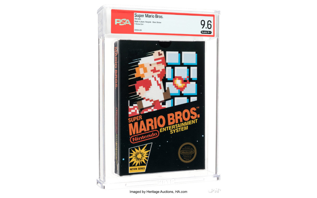 super mario bros enchères