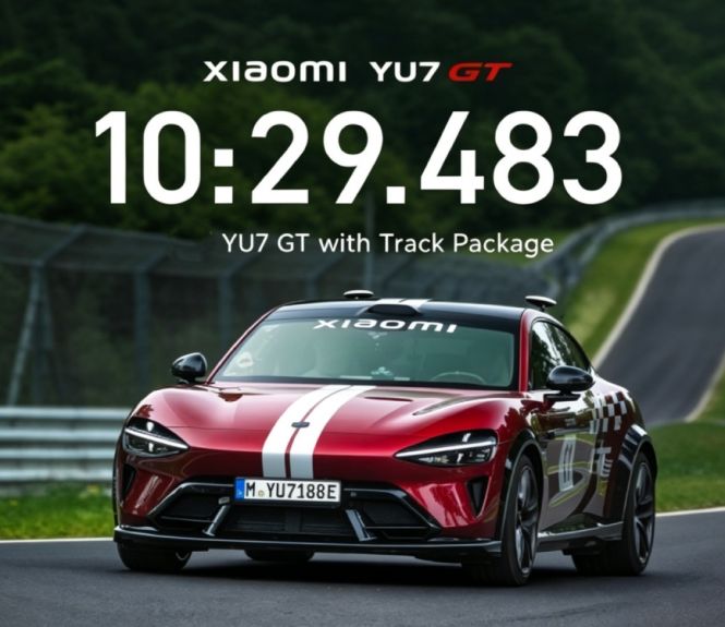 xiaomi yu7 gt record