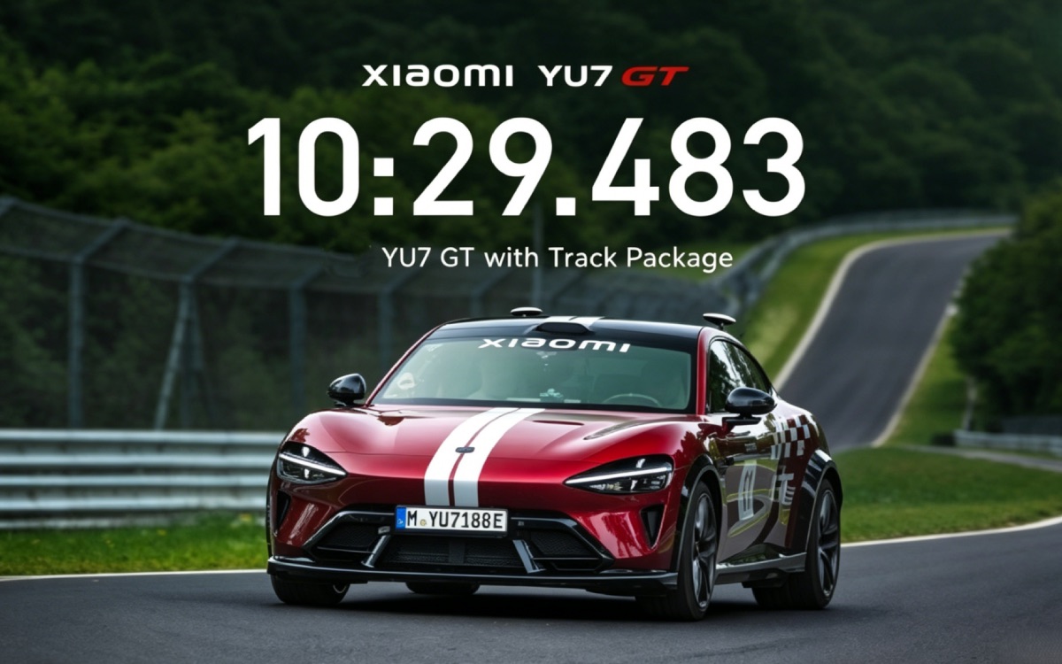 xiaomi yu7 gt record