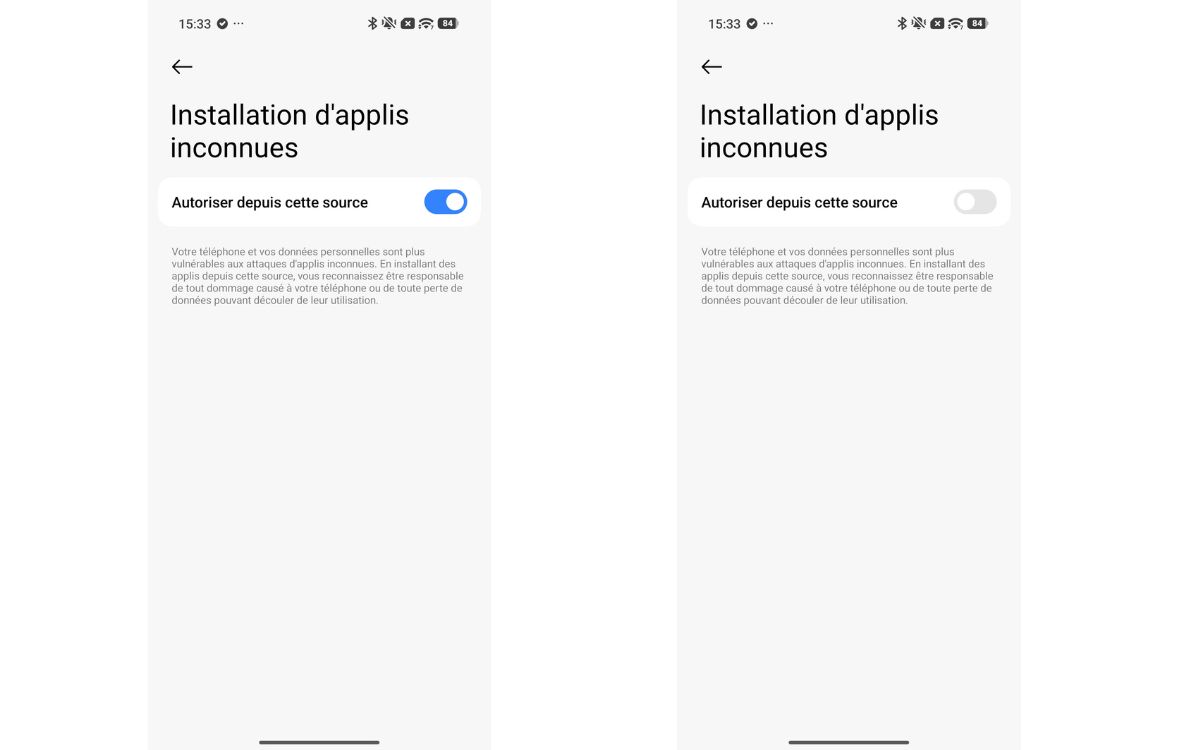 Conseils installation APK sideloading en toute sécurité désactiver autorisations