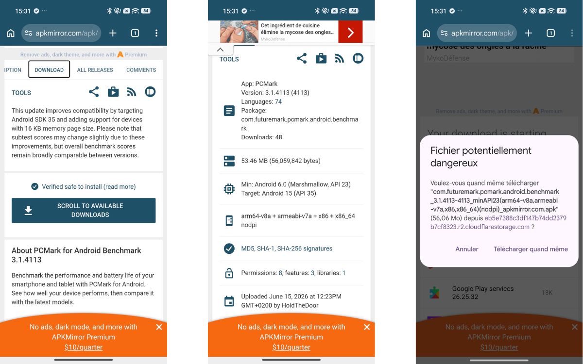 Conseils installation APK sideloading en toute sécurité