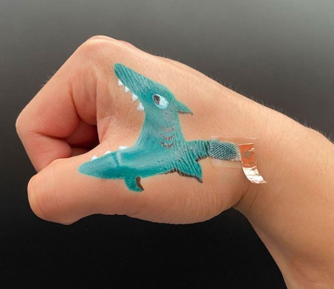 E-tatouage capteur biologique