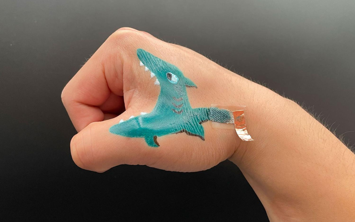 E-tatouage capteur biologique