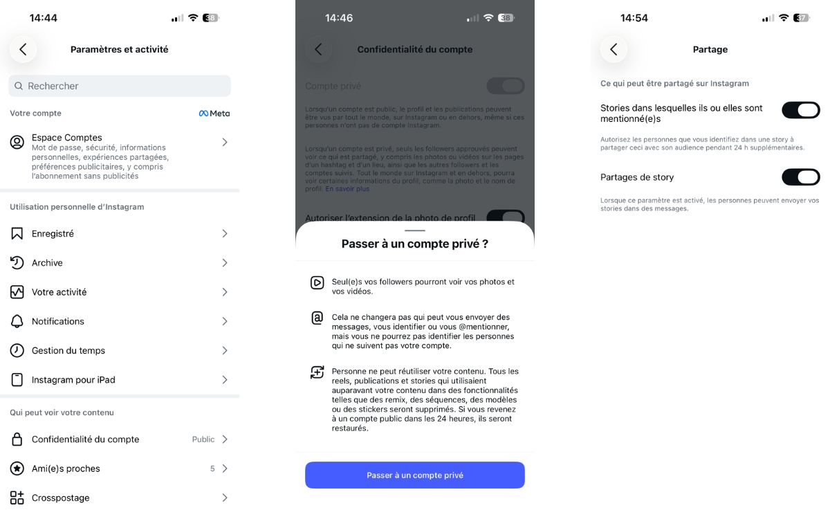 Instagram Meta AI réutilisation photo compte public 2