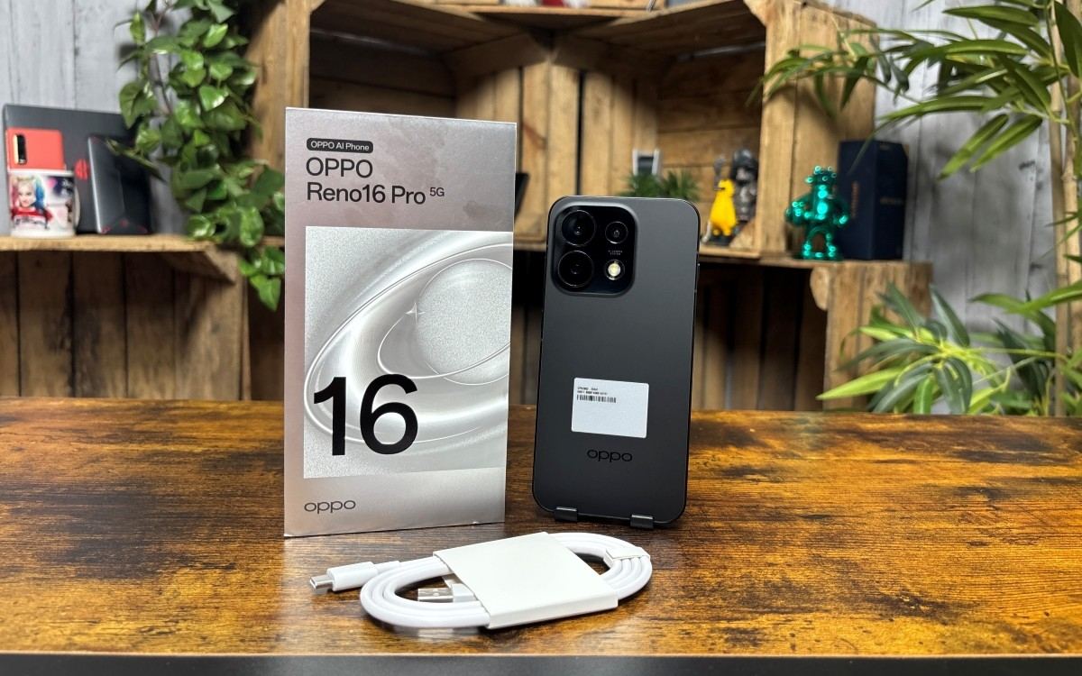 Test OPPO Reno16 Pro boîte