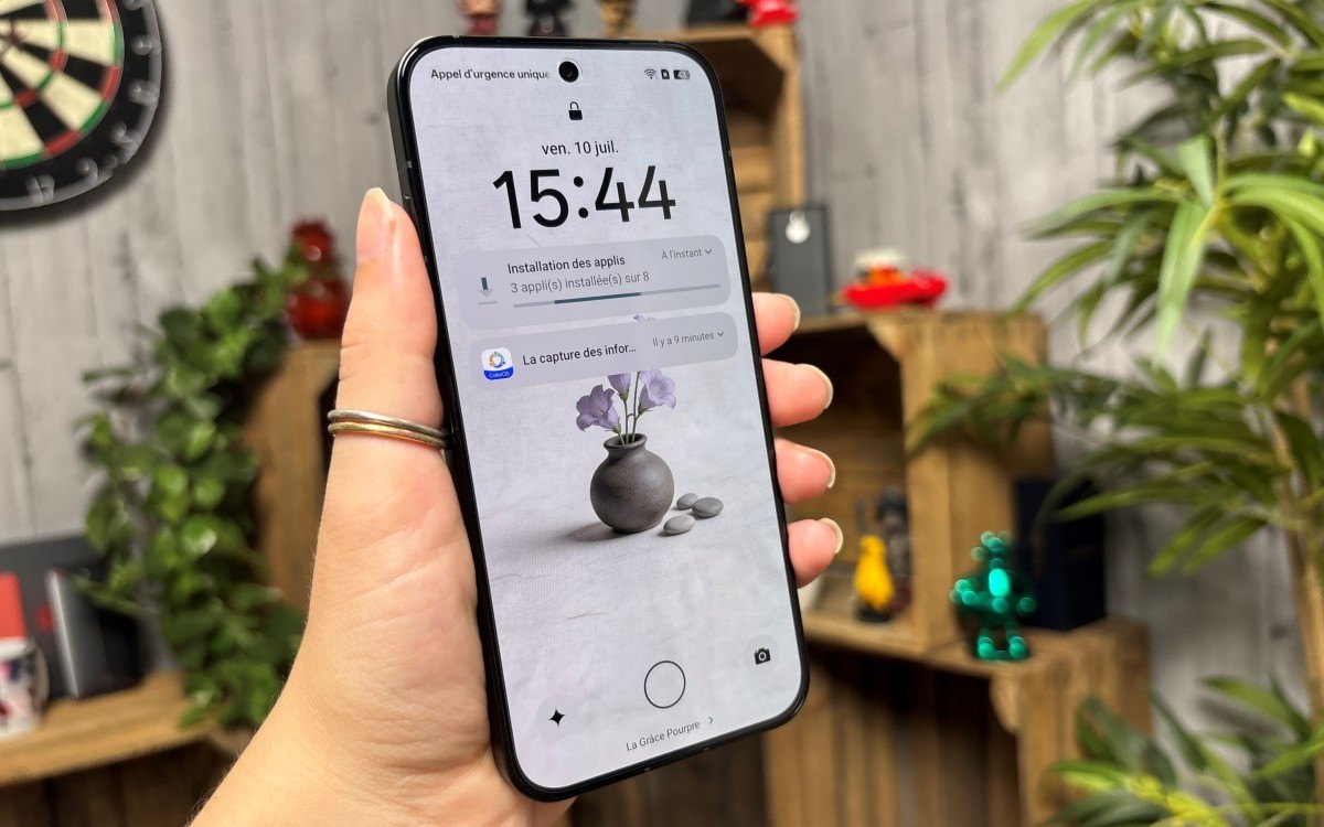 Test OPPO Reno16 Pro capteur empreinte