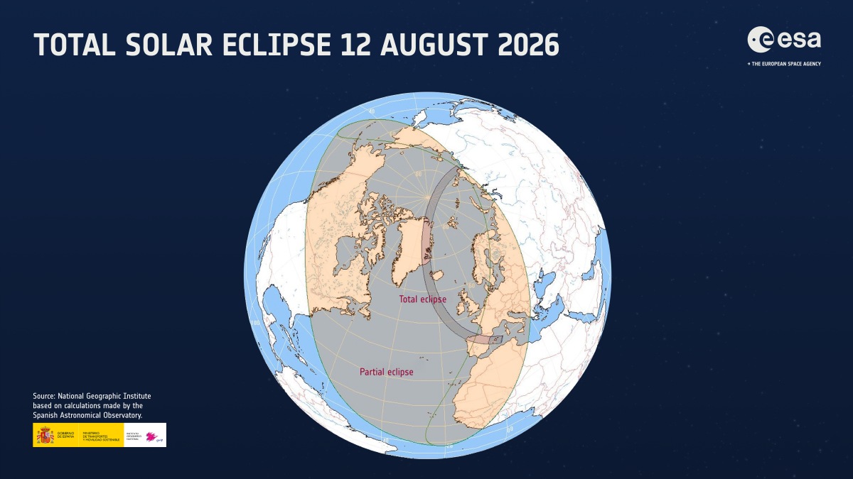 éclipse solaire totale bande de totalité