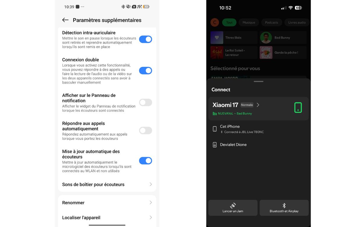 Xiaomi Buds 6 Fast Pair Connexion Multipoint