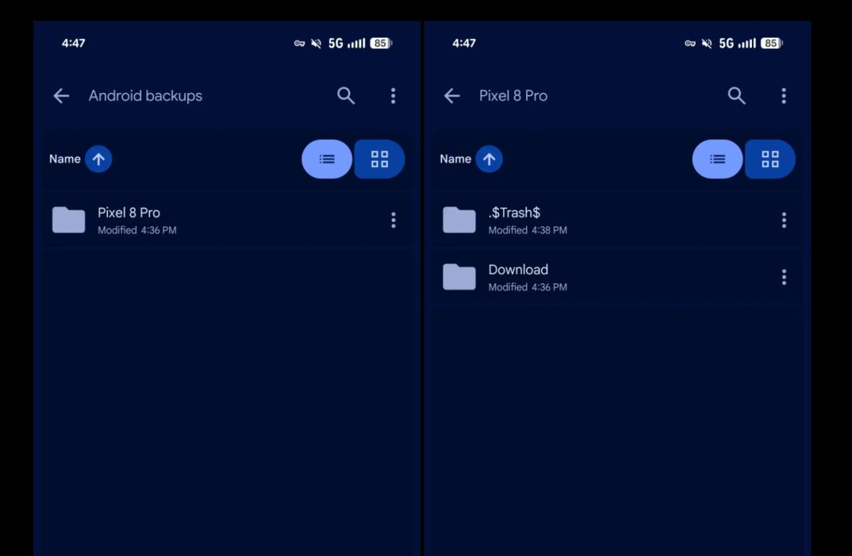 google drive sauvegarde android