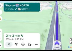google maps navigation immersive android auto