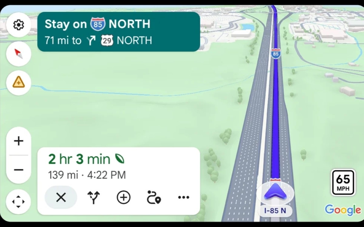 google-maps-navigation immersive android auto