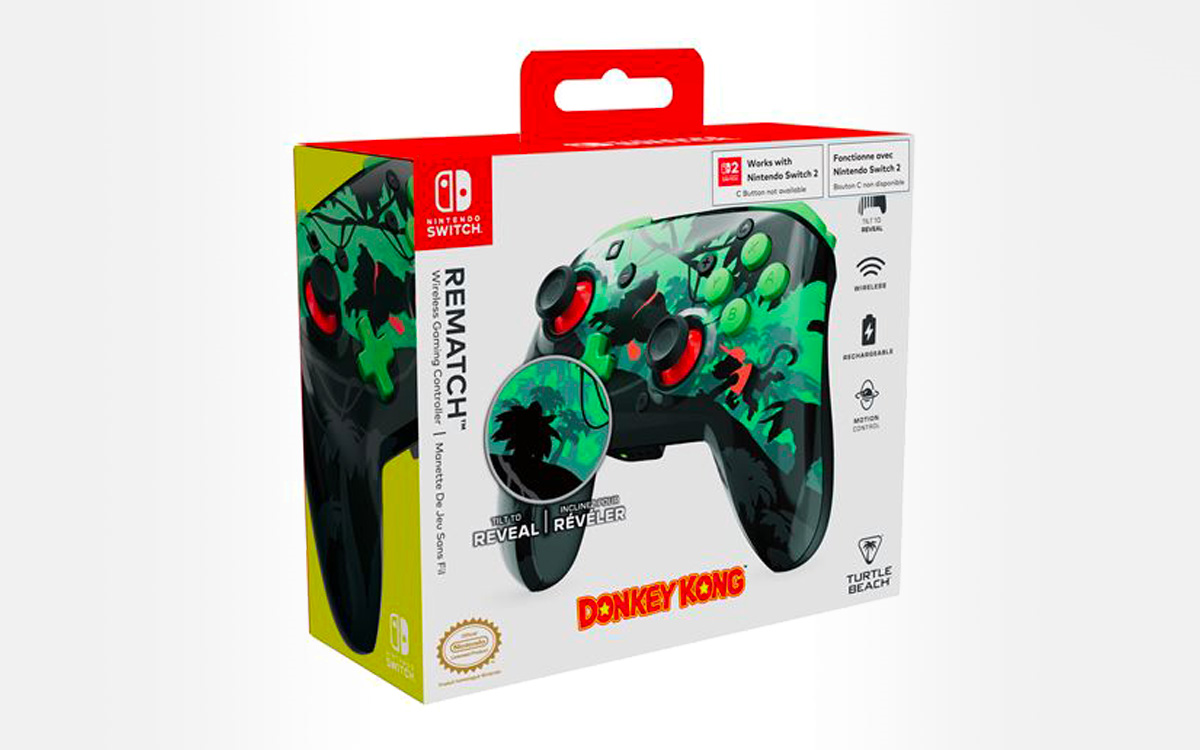 Manette sans fil Turtle Beach® Rematch™ Donkey Kong™ pour Nintendo Switch