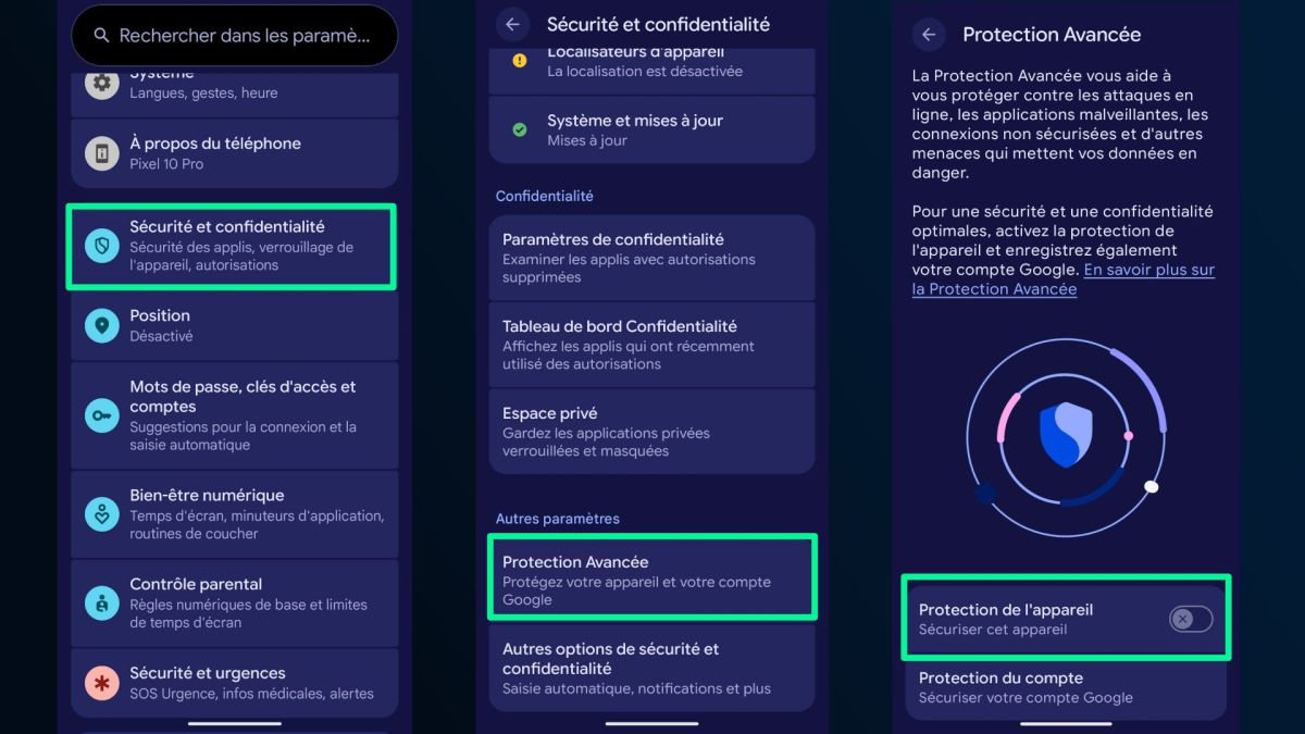 tuto protection avancée