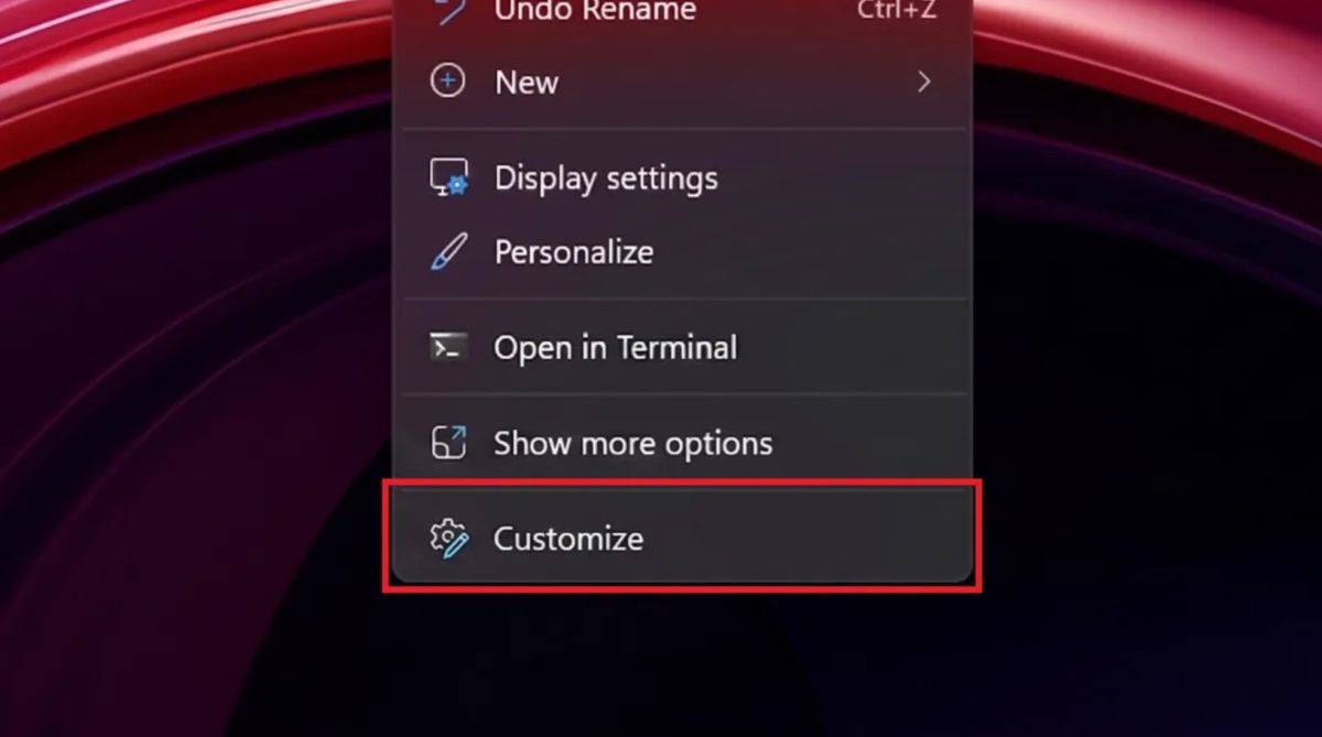 windows 11 menu contextuel