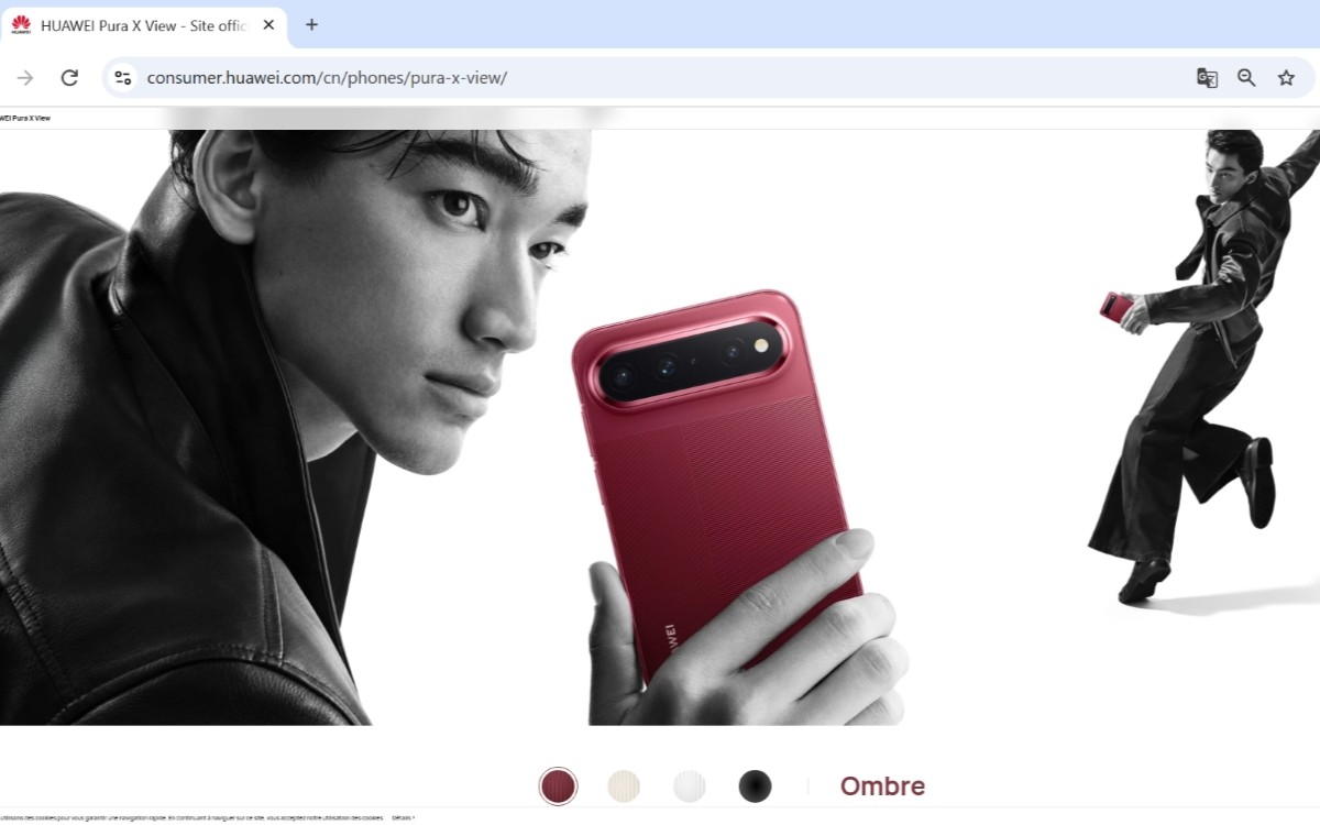 Huawei Pura X View coloris