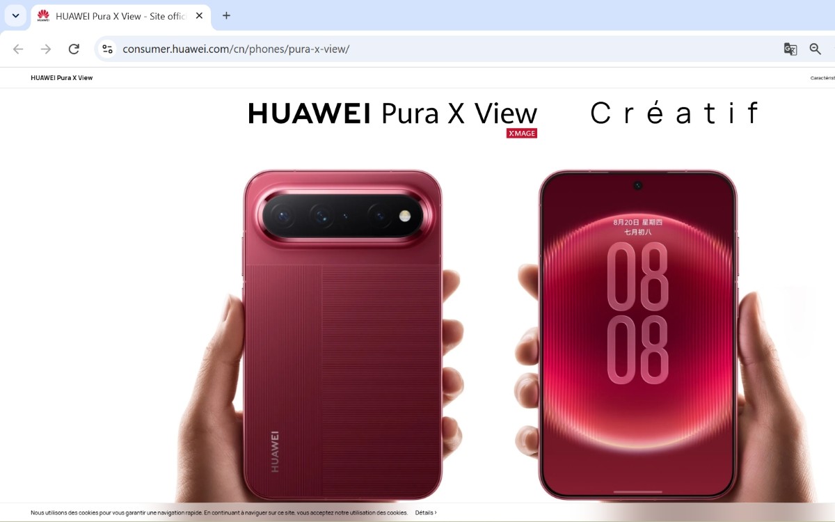Huawei Pura X View