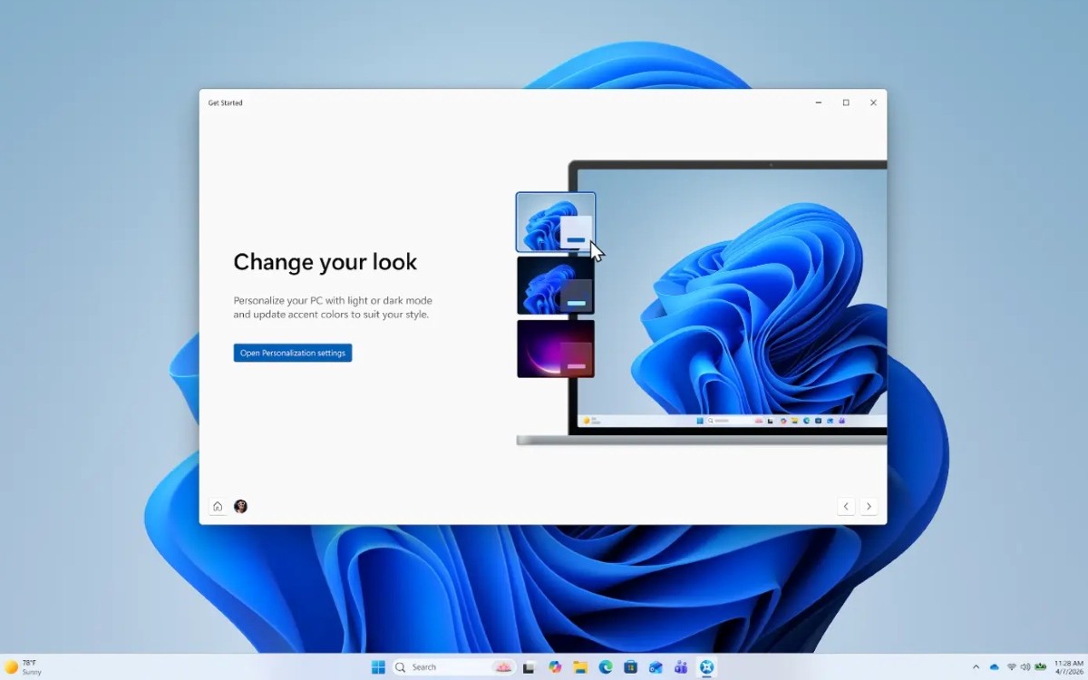 Prise en main mise à jour Windows 11 Microsoft