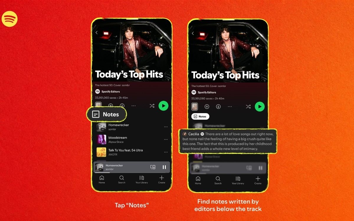 Spotify Notes Playlists