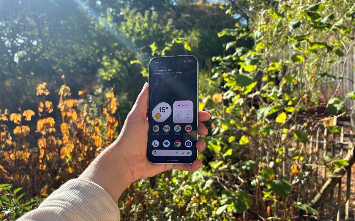Test Google Pixel 11 extérieur