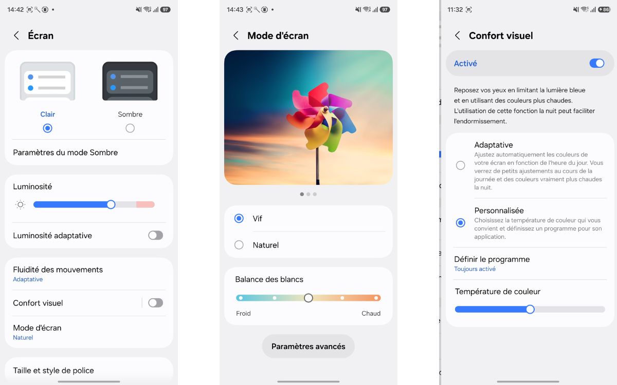 Test Samsung Galaxy A27 écran