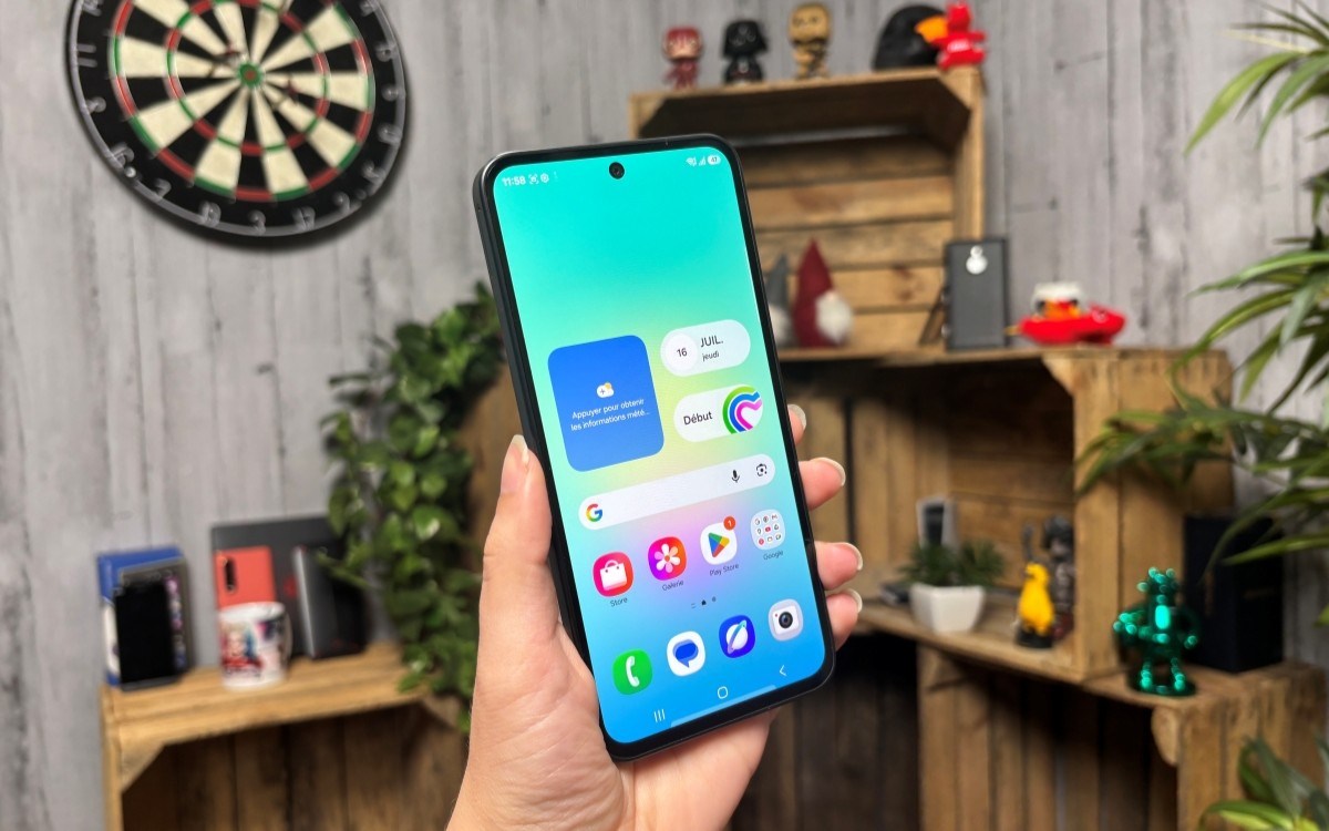 Test Samsung Galaxy A27 interface