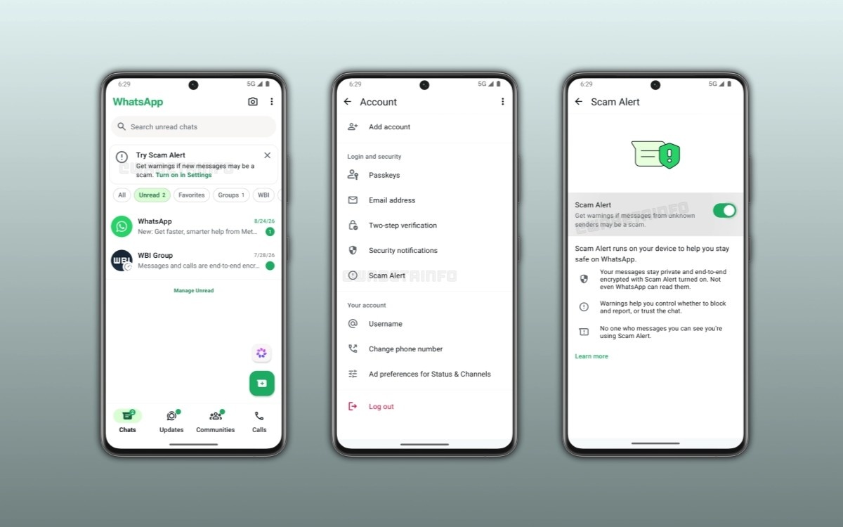 WhatsApp Scam Alert Android