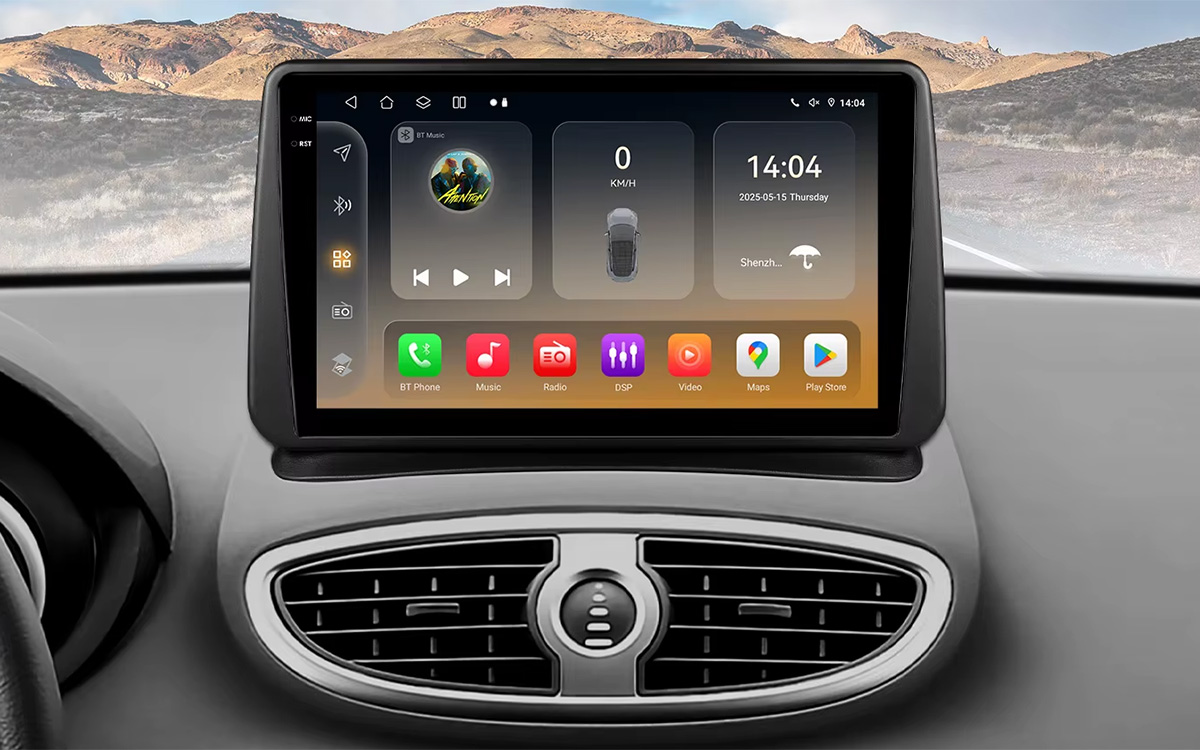 Hizpo CarPlay et Android Auto sans fil pour Clio 3