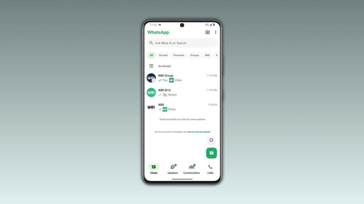 whatsapp aperçu média
