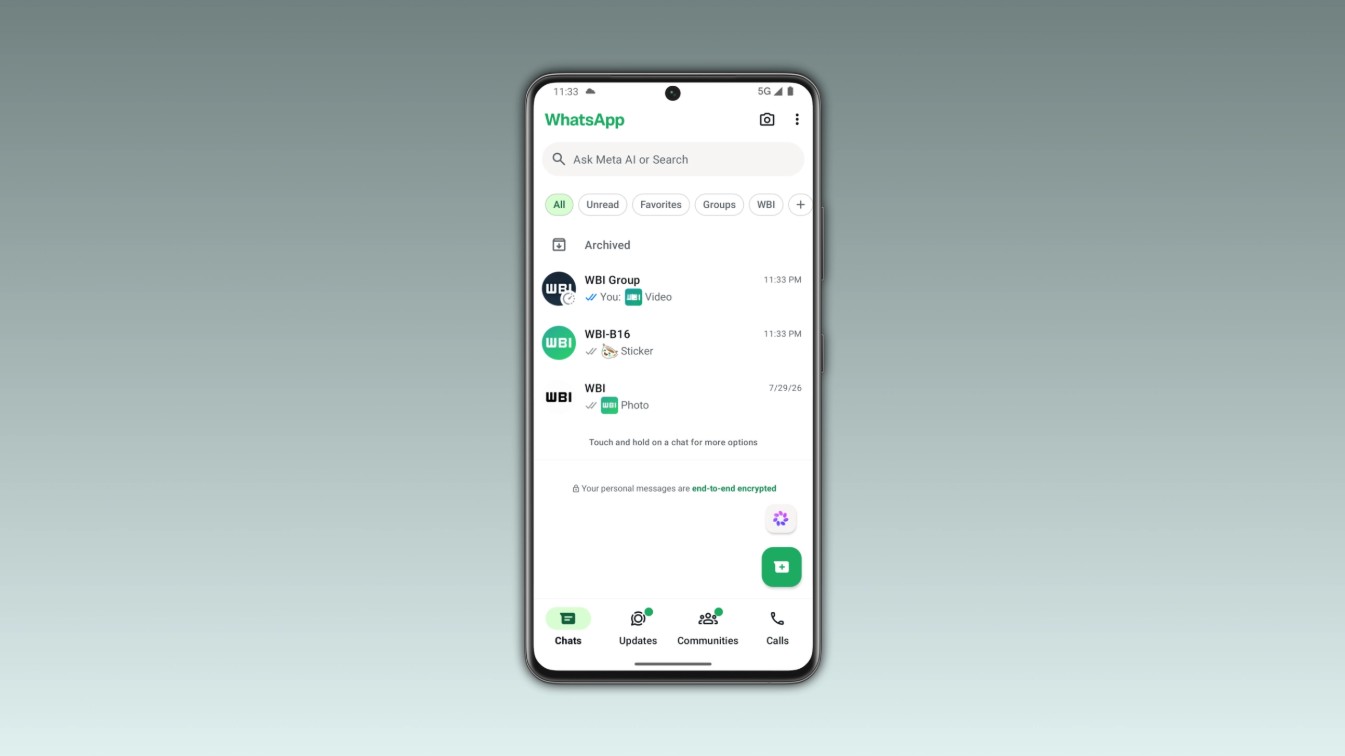 WhatsApp affiche un aperçu des photos partagées sans ouvrir la conversation