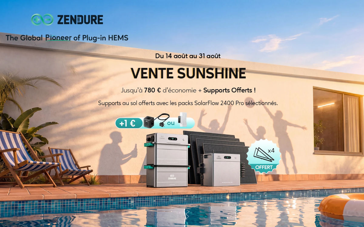 zendure bon plan sunchine