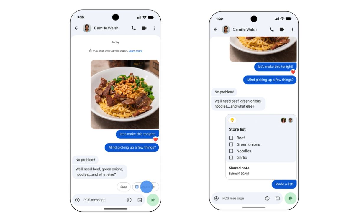 Android Drop Google Messages Keep