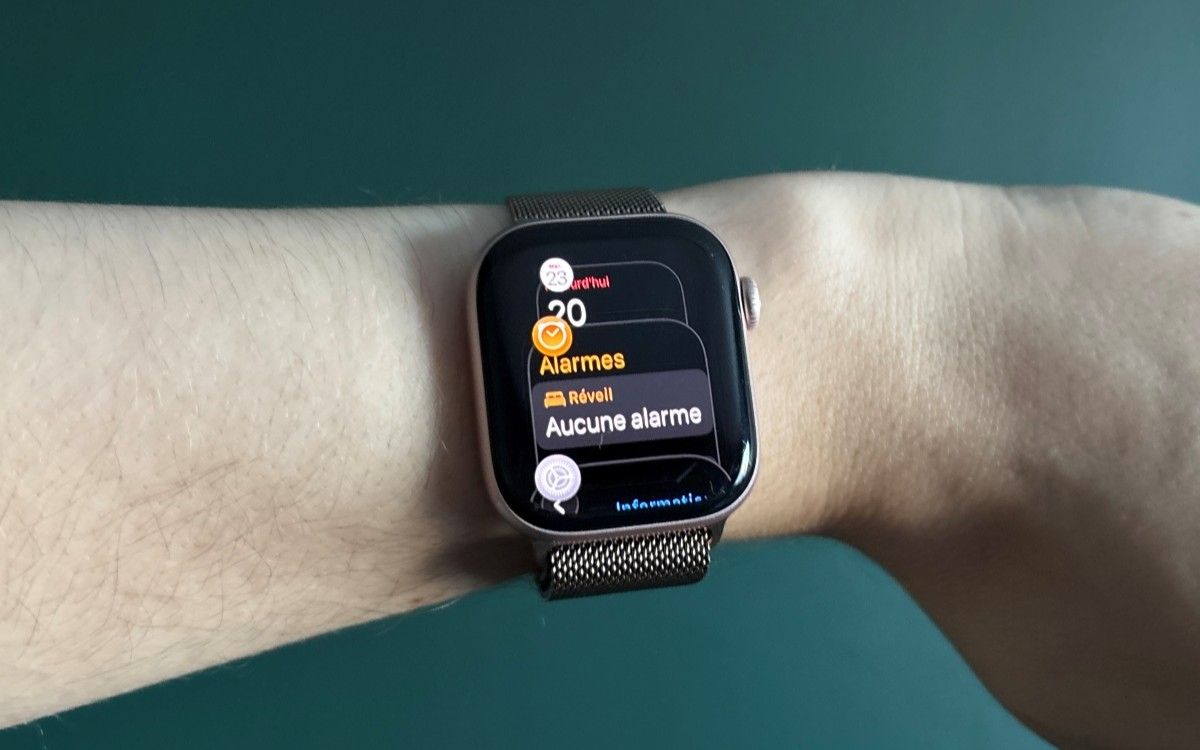 Apple Watch sélecteur app