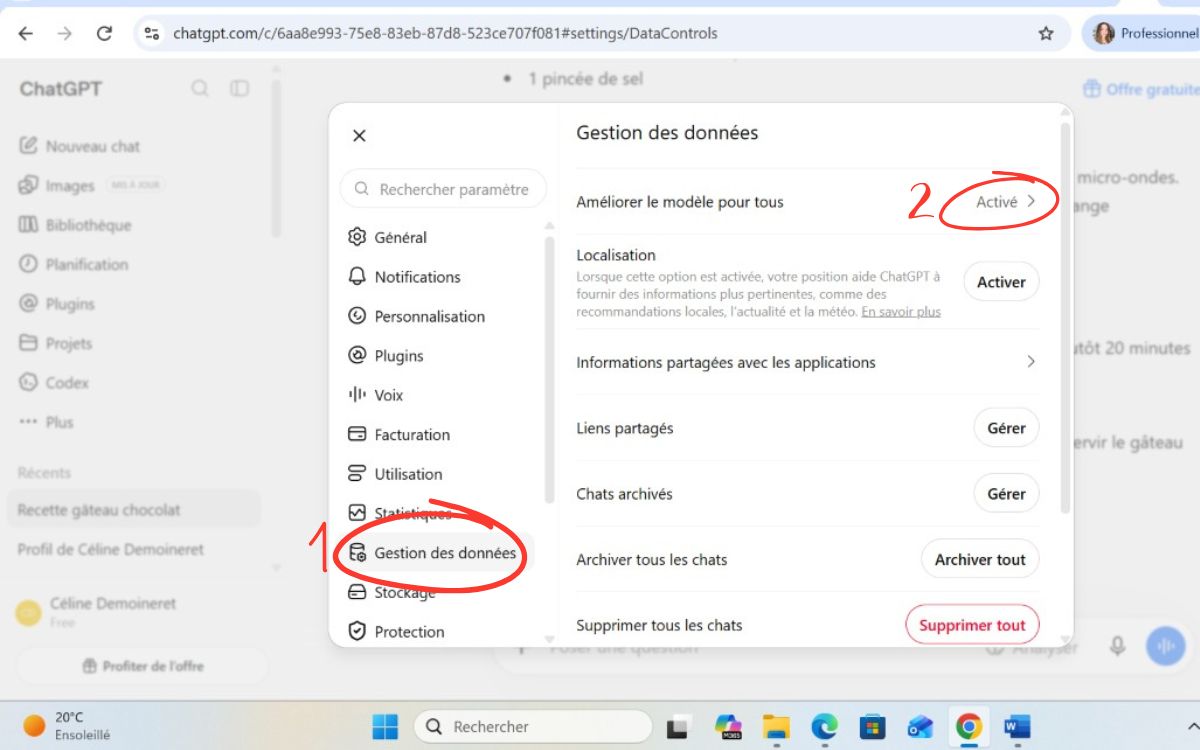 ChatGPT désactivation réviseurs humains web