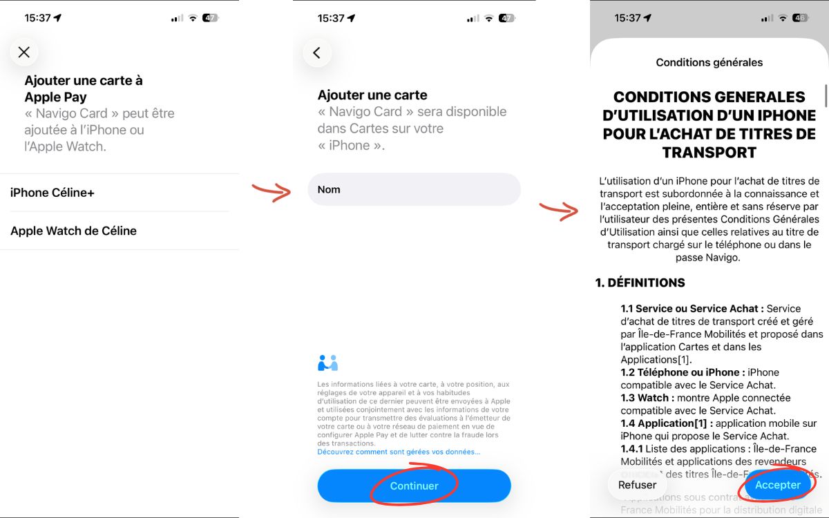 Pass navigo annuel smartphone Android iPhone iOS montre connectée IDF Mobilités 4