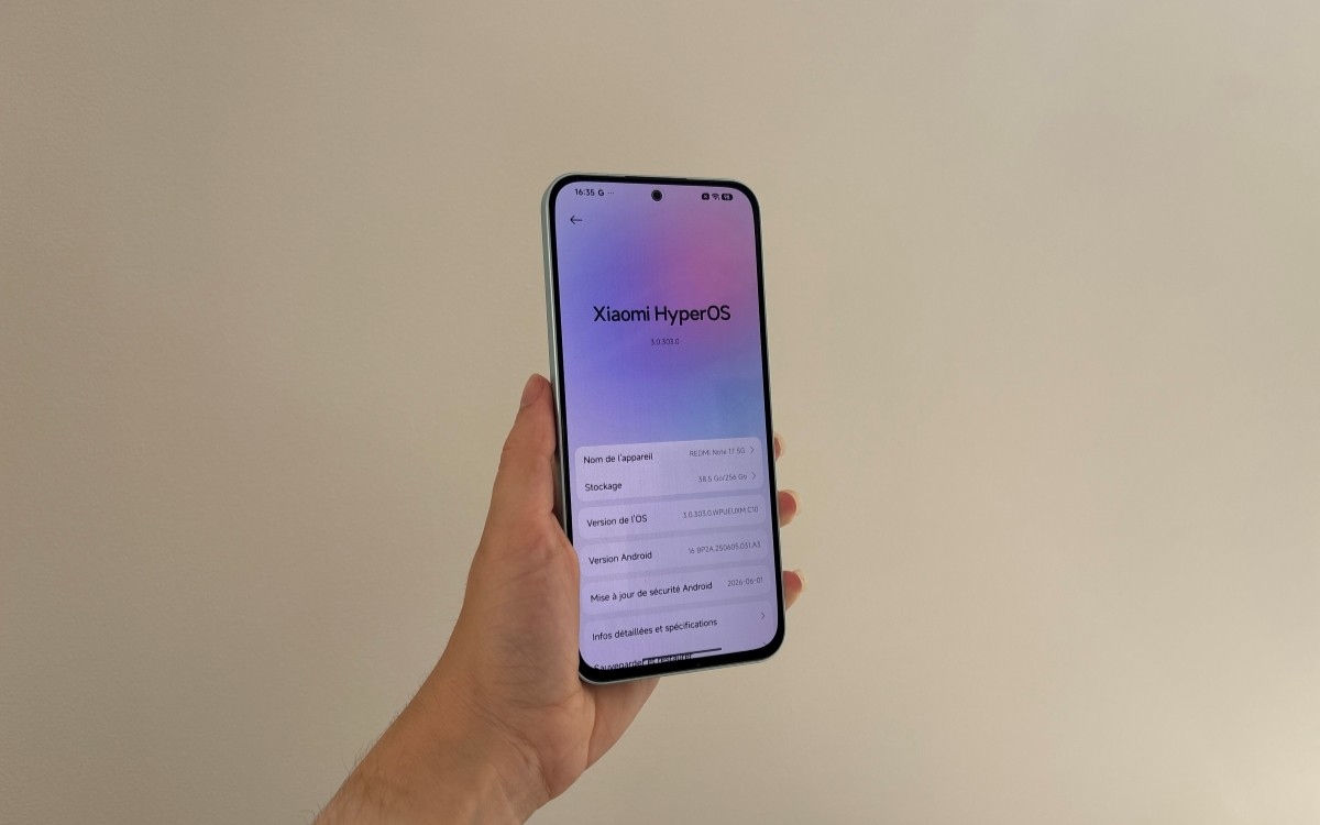 Redmi Note 17 5G HyperOS