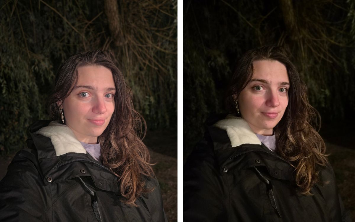 Test Samsung Galaxy Z Flip8 capteur grand angle portrait mode Nuit