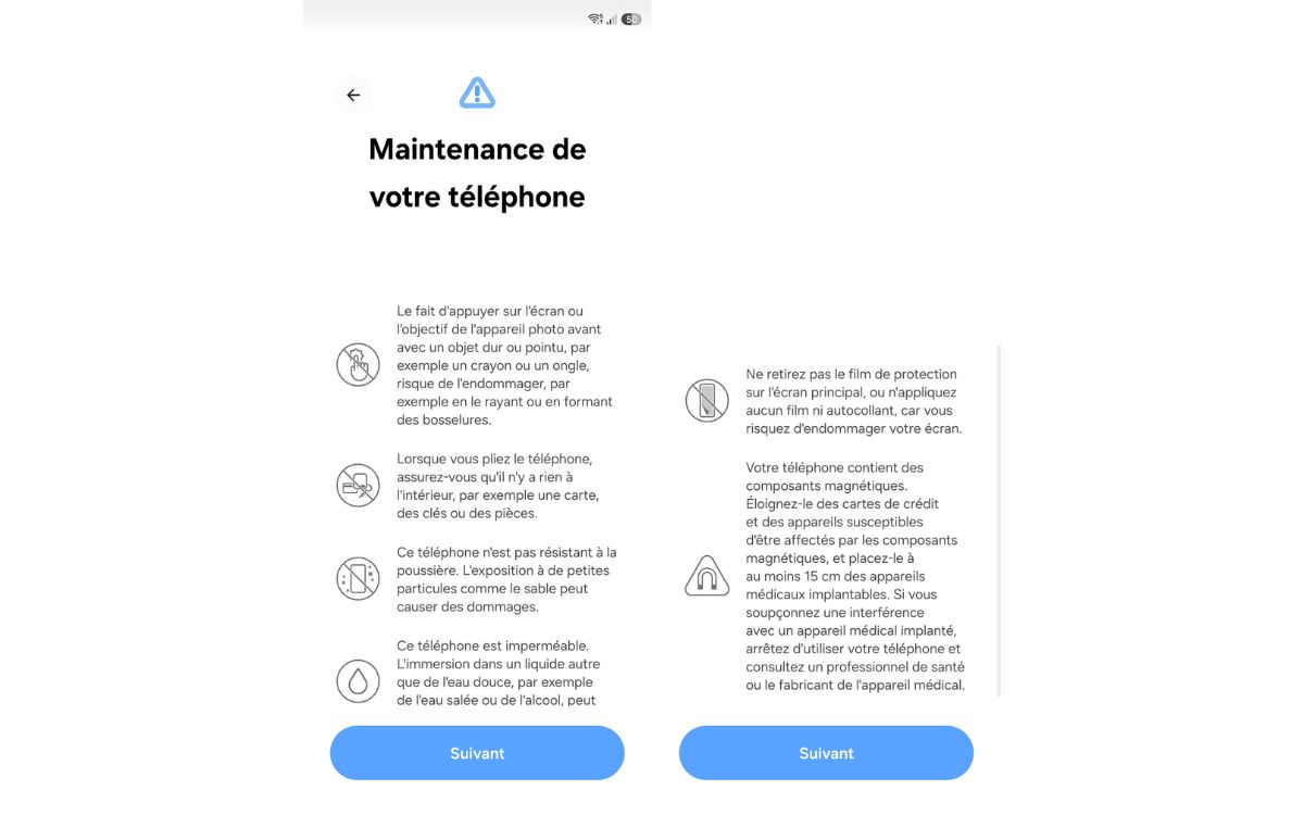 Test Samsung Galaxy Z Flip8 maintenance