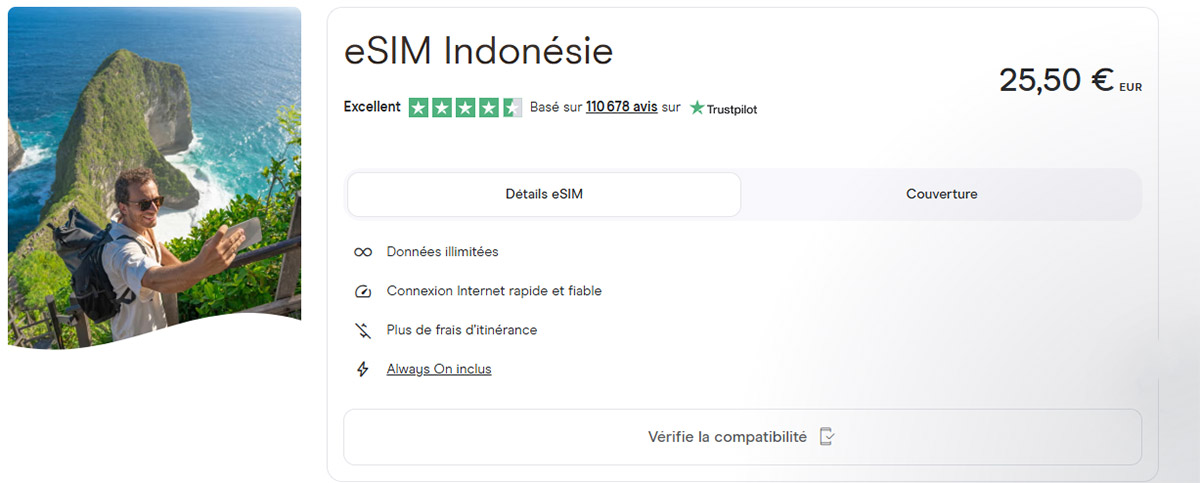 eSIM Bali Holafly