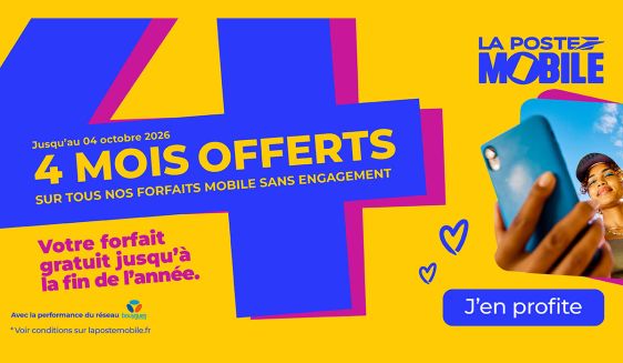 Forfait La Poste Mobile gratuit